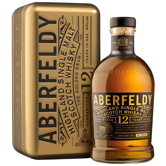 Aberfeldy 12 Year Old Gold Bar Gift Pack 750ml