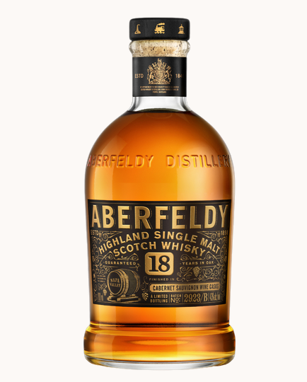 Aberfeldy Finished in Cabernet Sauvignon Wine Casks 18 year 750ml