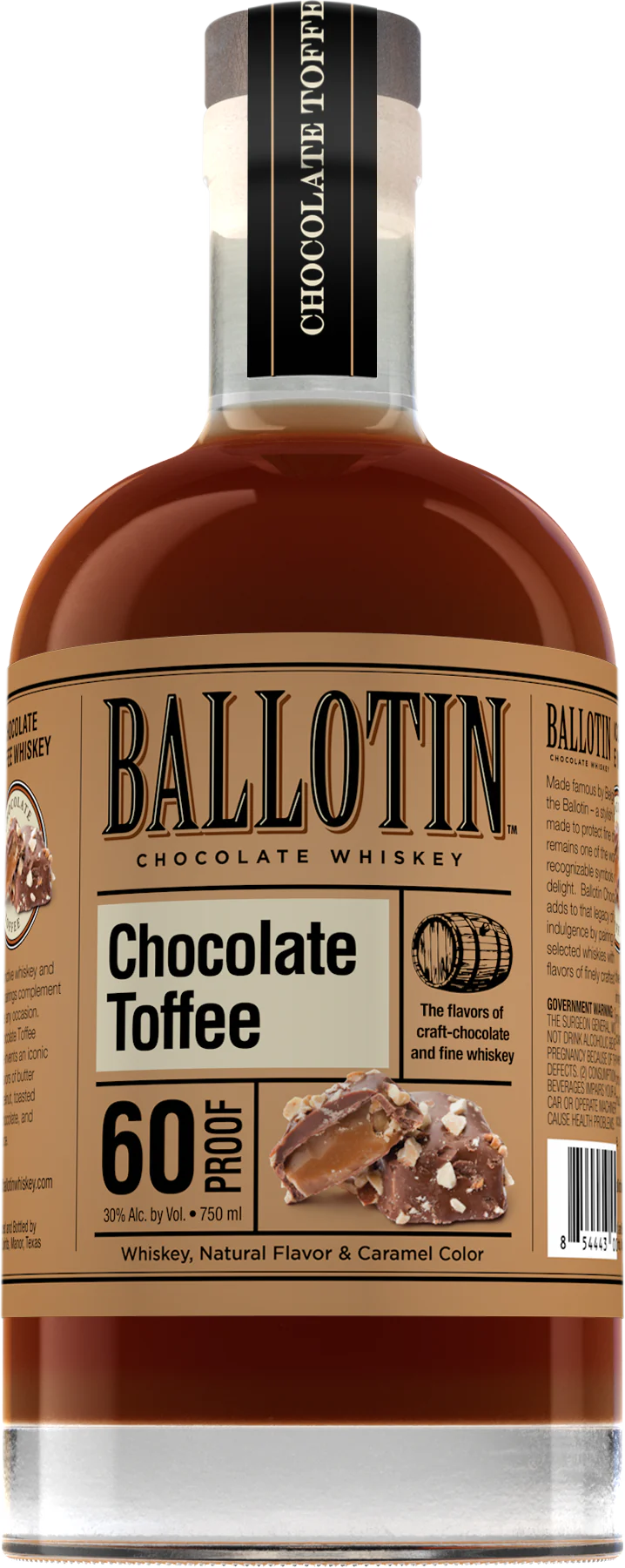 Ballotin Chocolate Toffee 750ml
