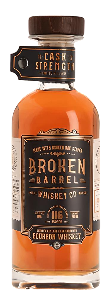 Flaviar - Broken Barrel Limited Release Cask Strength Bourbon Whiskey Finish with Port Staves 116 Proof 750 ml