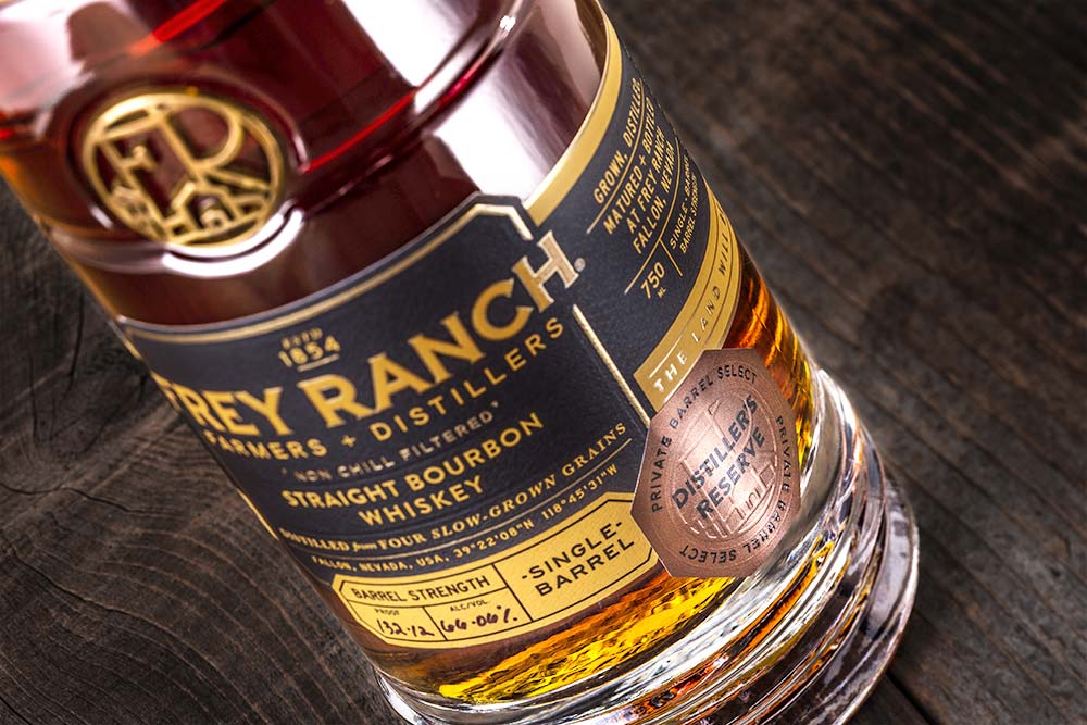 Frey Ranch Farmers + Distillers Private Barrel Select Sky Blue Straight Bourbon Barrel Strength (Barrel No. 1625) 750ml