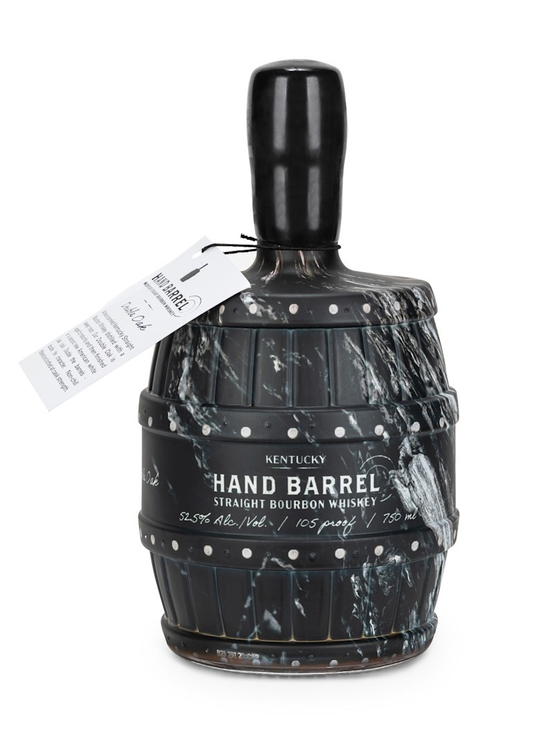 Hand Barrel Double Oak Bourbon Black 750ml