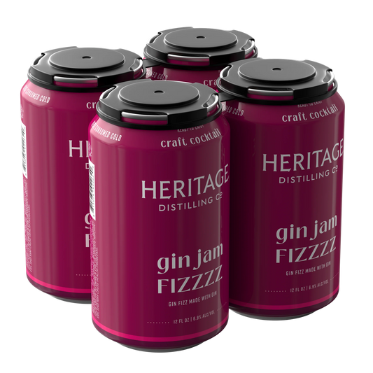 Heritage Distilling Co Gin Jame Fizzzz (4 pack) 12 oz