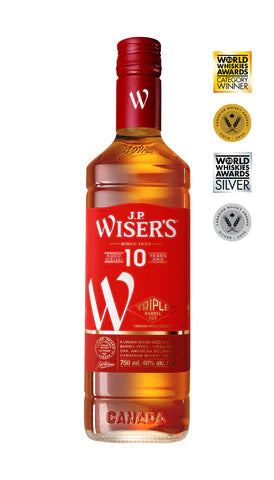 JP Wisers Triple Barrel 10 year 750ml
