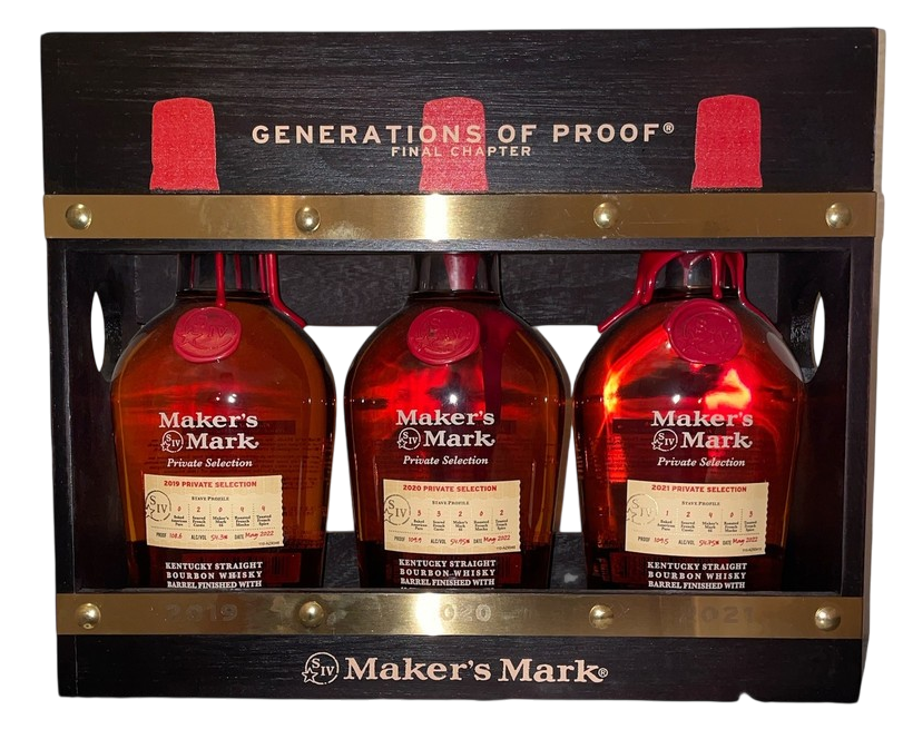 Makers Mark Final Chapter 2019-2021 gift pack of 3 375 ml