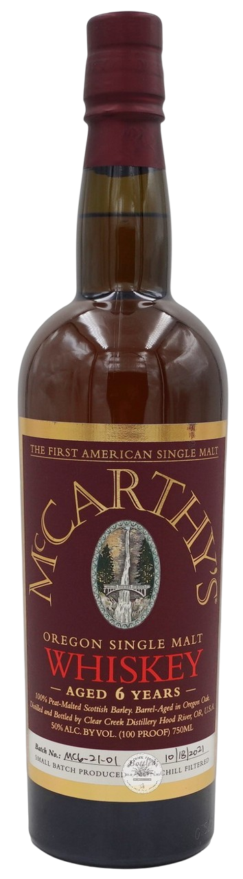 McCarthy's Oregon Single Malt Whiskey 6 year 750 ml