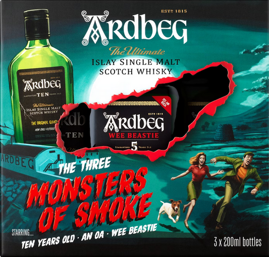 Ardbeg The Three Monsters of Smoke Variety Pack 3 x 200ml