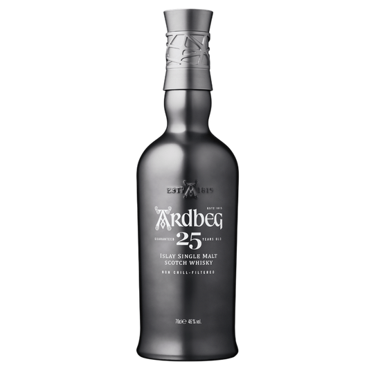Top Shelf Ardbeg Islay single malt scotch whisky 25 year 750ml