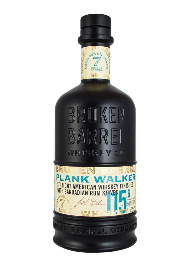 Broken Barrel Whiskey PLANK WALKER AGED 7 YEARS 750 ml