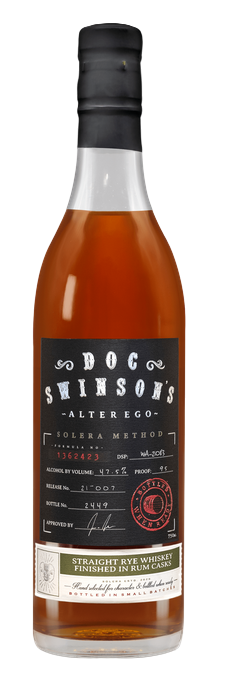 Doc Swinsons Alterego Solera Method Rye Finished in Rum Cask 750 ml