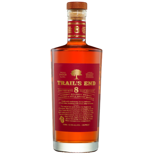 Trails End 8 Year Old Bourbon Finished in Apple Brandy Barrels 750ml