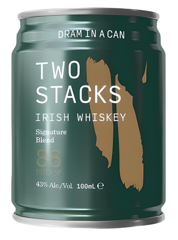 Two Stacks Irish Whiskey Dram IN A CAN 100ml