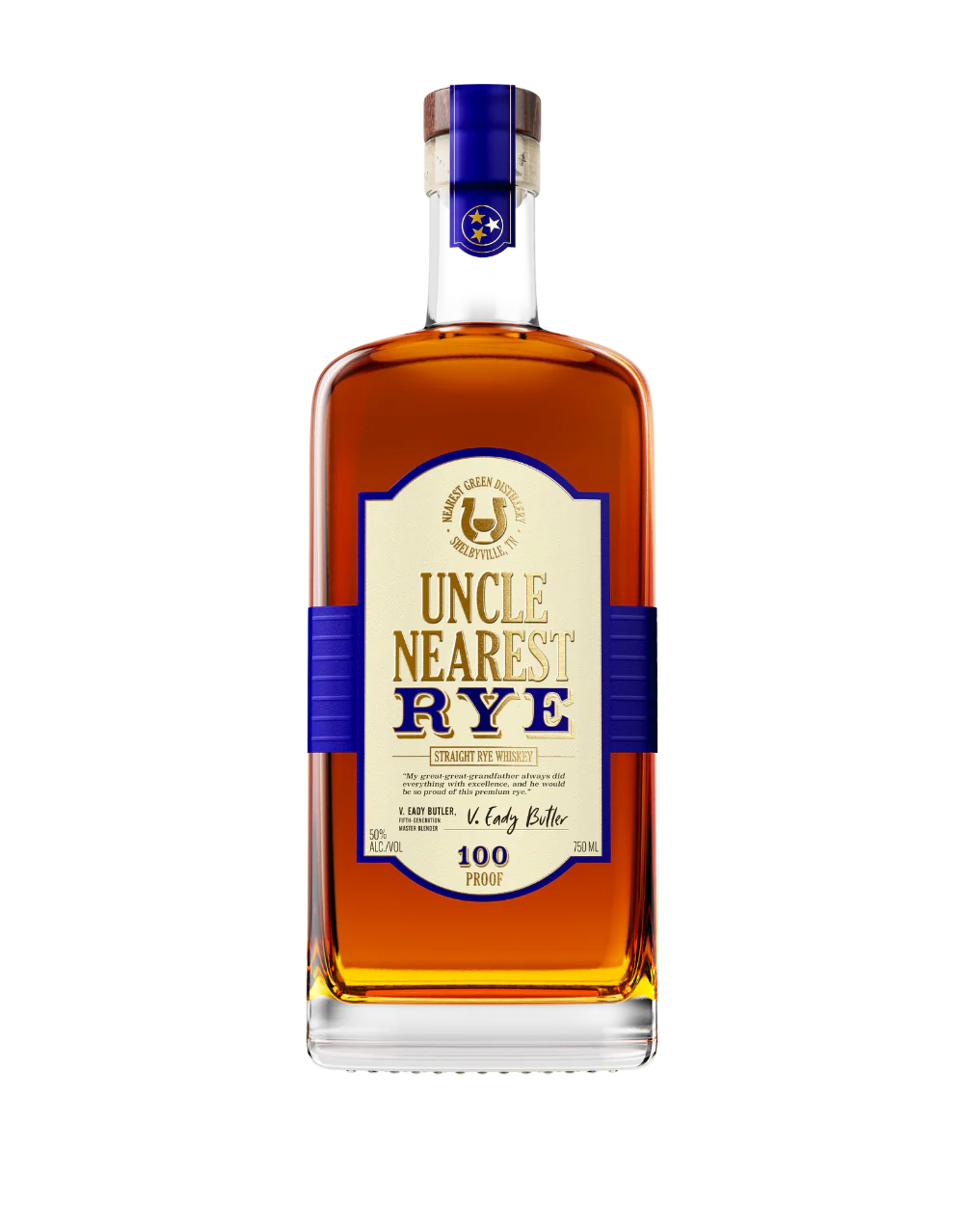 Uncle Nearest Straight Rye Whisky 750ml