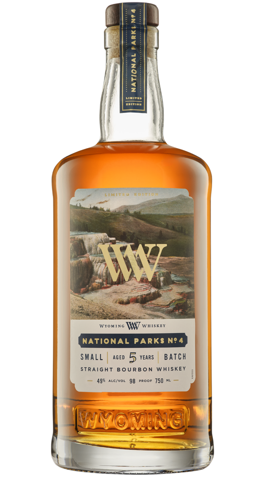 Wyoming Whiskey Limited Edition National Parks No 4 Small Batch 5 year 750 ML