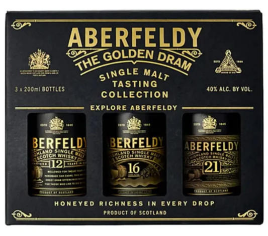 Aberfeldy 3 Pack 200ml 12 16 & 21 Year 200ml