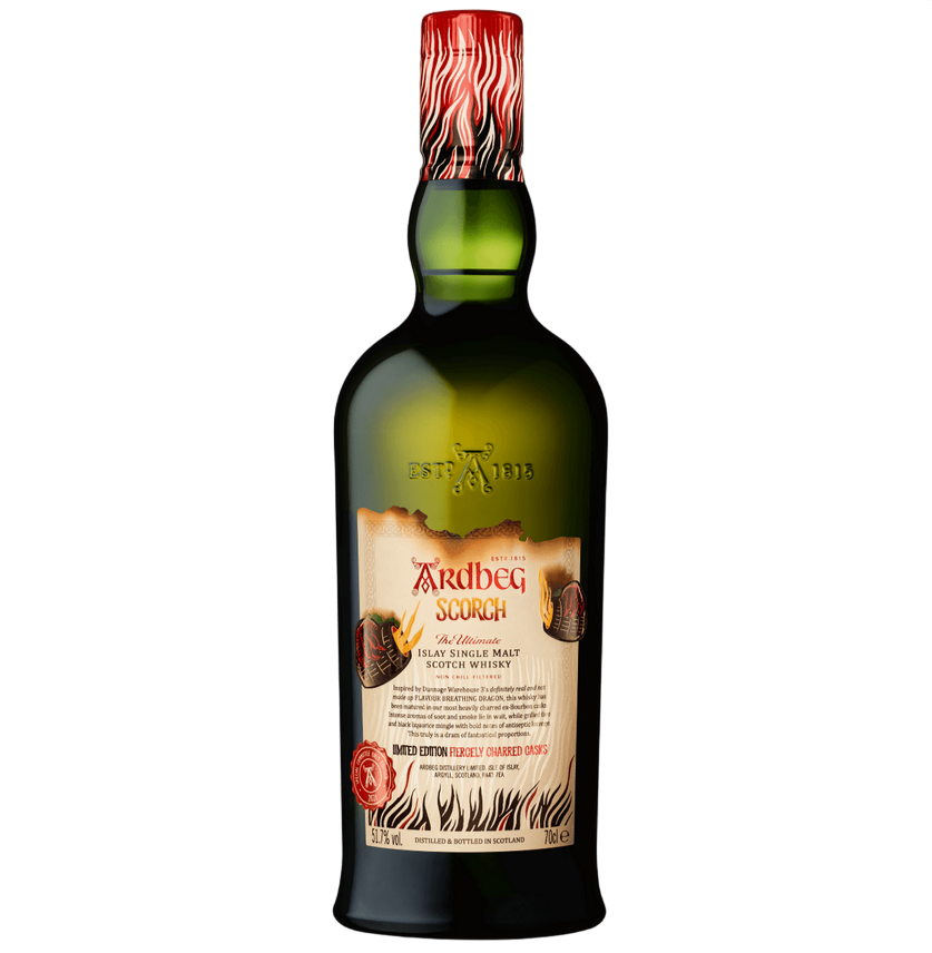 Ardbeg Scorch The Ultimate Islay Single Malt Scotch Whisky Limited Edition Fiercely Charred Casks 2021