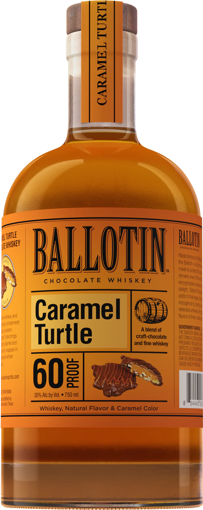 Ballotin Caramel Turtle Whiskey 750ml