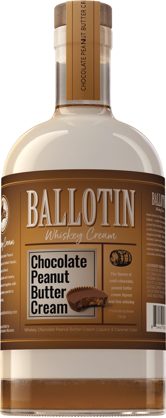 Ballotin Chocolate Peanut Butter Cream 750 ml