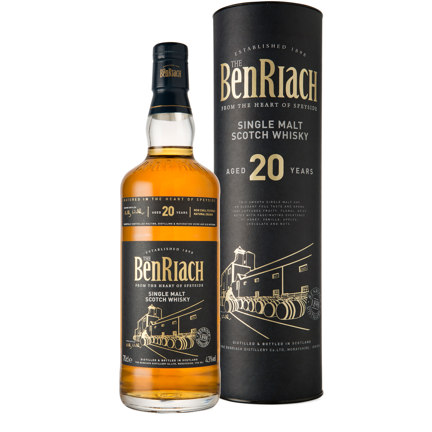 BenRiach 20 Year Old Single Malt 750 ml