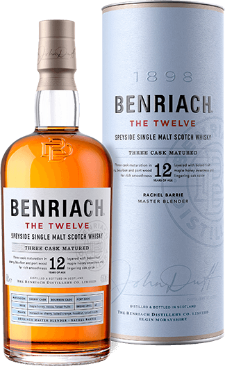 Benriach The Twelve Speyside Single Malt Scotch Three Cask Matured 12 year 750 ml