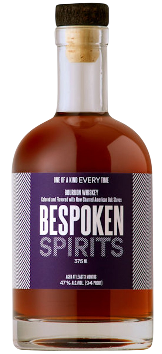 Bespoken Spirits Straight Bourbon Whiskey 94 Proof (Batch 2021-1) 375 ml