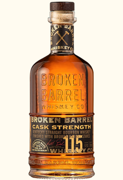 Broken Barrel Cask Strength Bourbon 750 ml