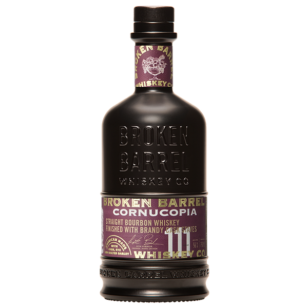 Broken Barrel Whiskey Co. Cornucopia Straight Bourbon Whiskey Finished in Brandy Cask Staves 750ml