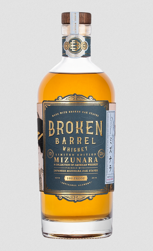 Broken Barrel Whiskey Limited Edition Mizunara Small Batch 750 ml