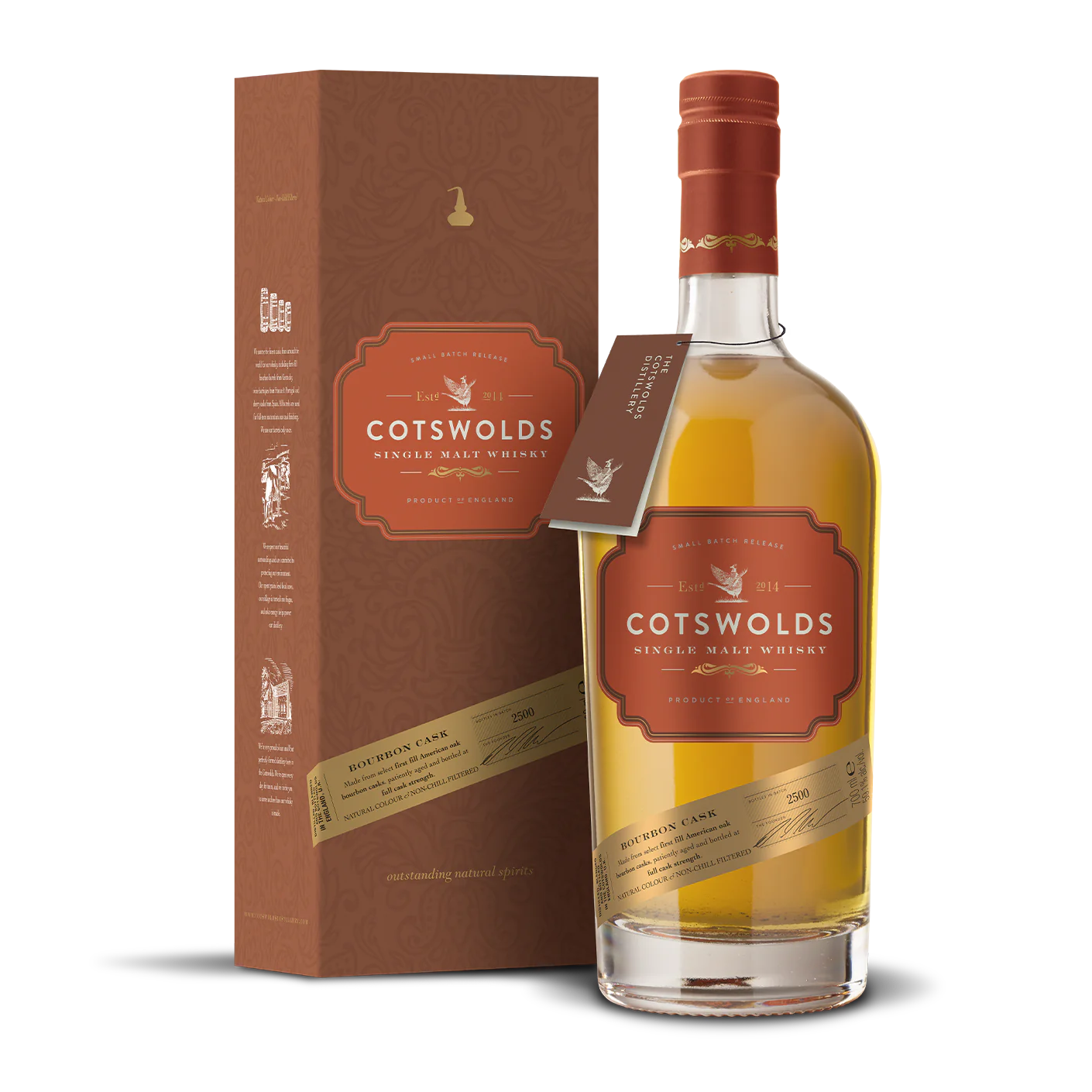 Cotswolds Peated Cask Single Malt (Batch 1600) 700ml