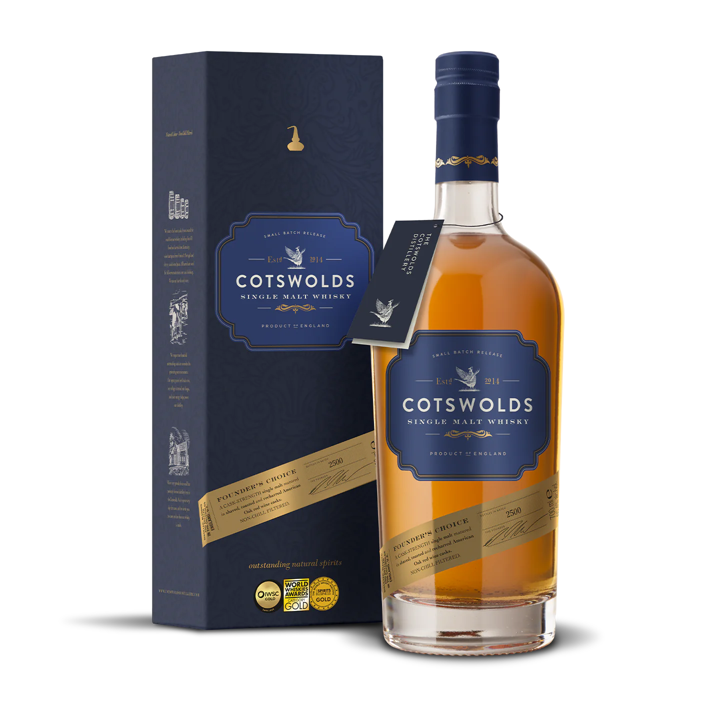 Cotswolds Single Malt Whisky Founders's Choice Cask Strength Batch # 960 750 ml
