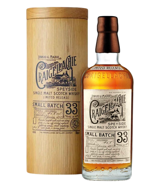 Craigellachie Single Malt Small Batch Limited Release 33 Year 750 ML