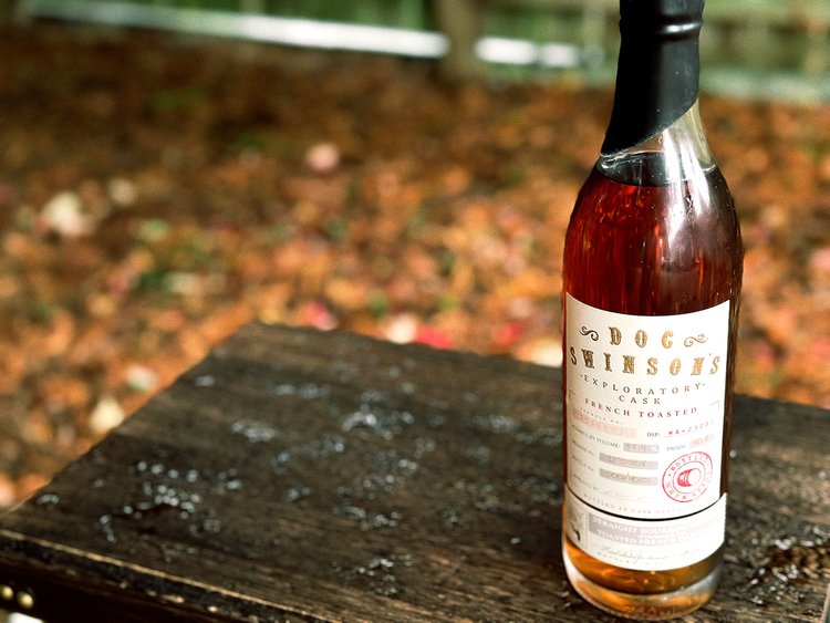 Doc Swinsons Straight Bourbon Whiskey Toasted in French Oak Cask 750 ml