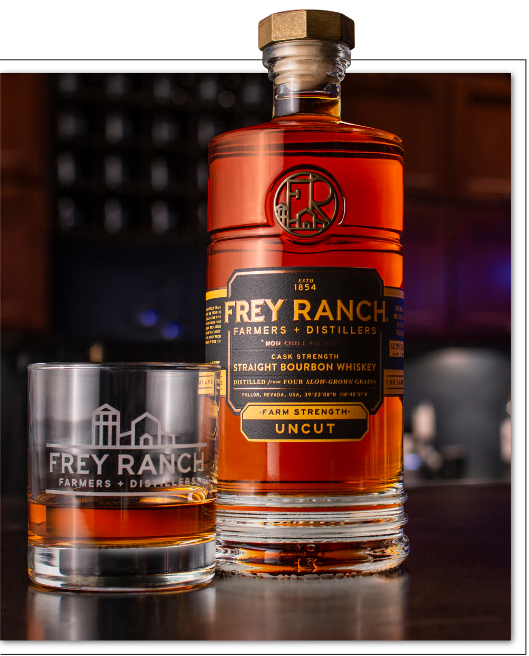 Frey Ranch Farm Strength Uncut Bourbon Whiskey 750ml