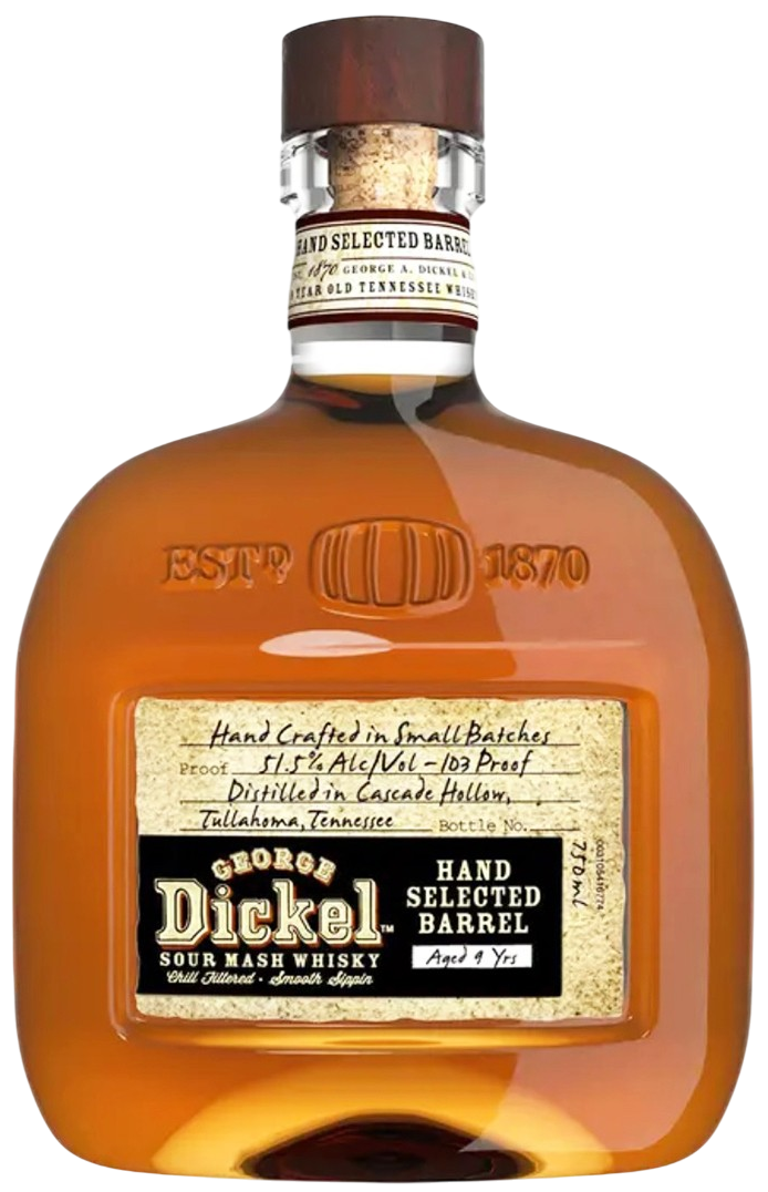 George Dickel Sour Mash Hand Selected Barrel 9 year 750 ml