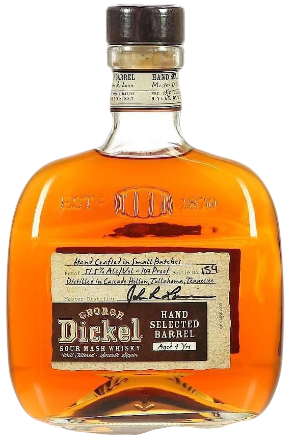 George Dickel Sour Mash Whisky Hand Selected Barrel (#050) 9 year 750 ml
