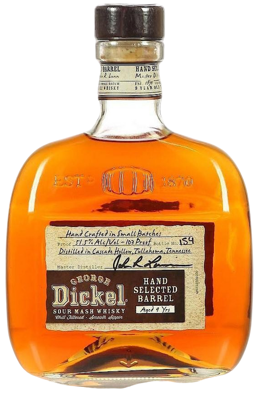 George Dickel Sour Mash Whisky Hand Selected Barrel (#050) 9 year 750 ml