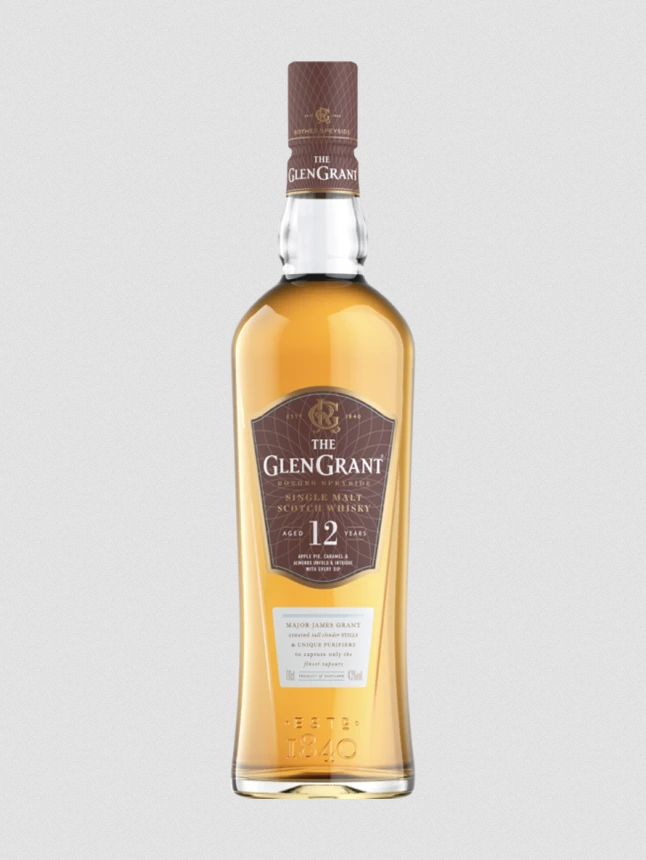 Glen Grant 12 Year Single Malt Scotch Whisky 750 ml