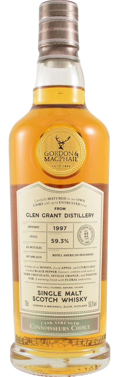 Gordon & Macphail Glen Grant Distillery 22 years 1997 750 ml