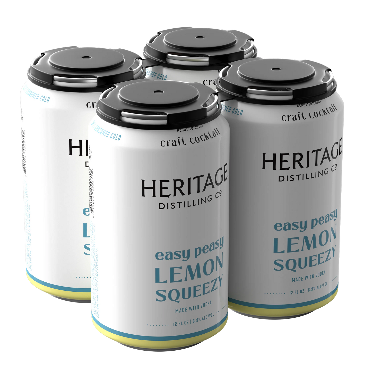 Heritage Distilling Co Easy Peay Lemon Squeezy (4 pack) 12 oz