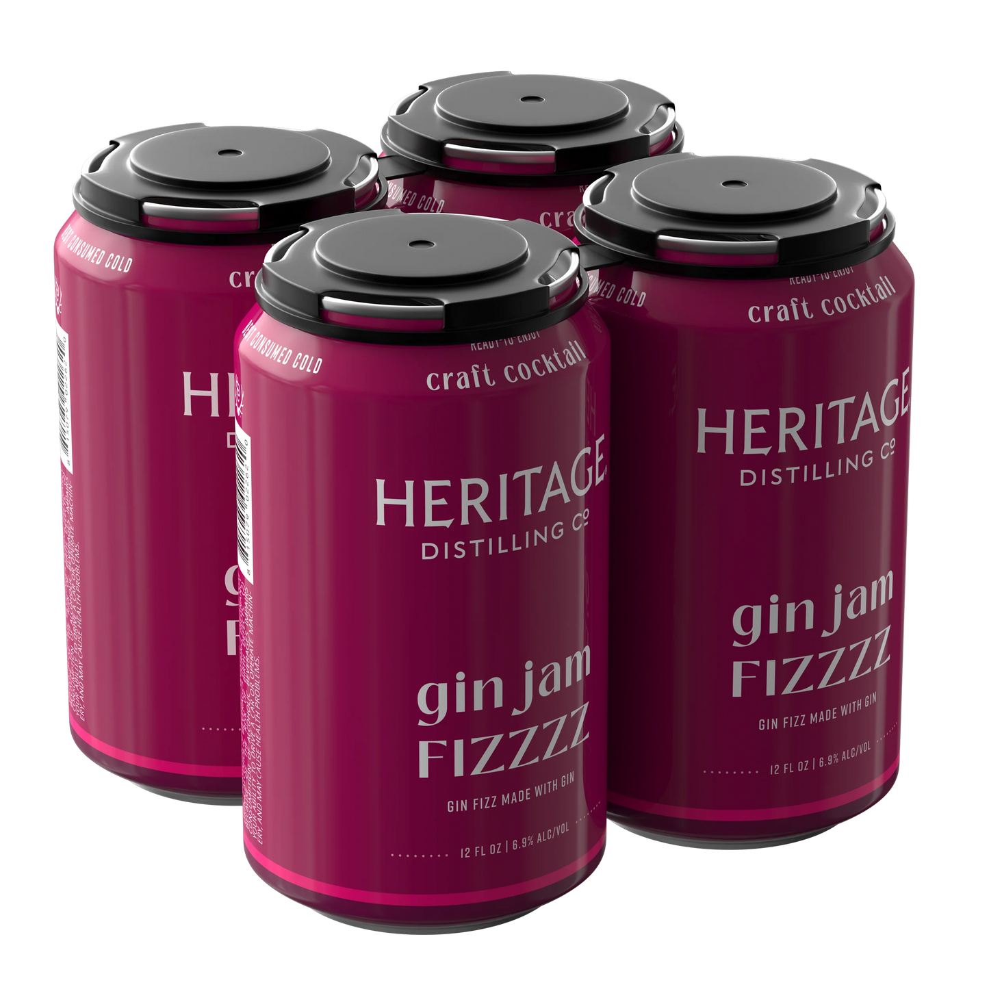 Heritage Distilling Co Gin Jame Fizzzz (4 pack) 12 oz