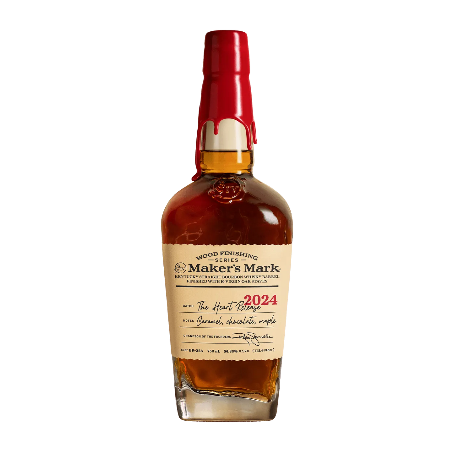 Makers Mark Wood Fisnish Series The Heart Release 750 ML