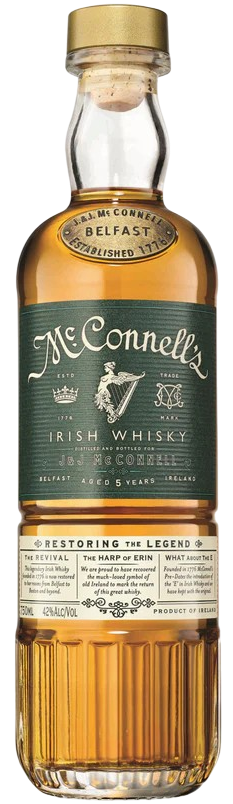 McConnells JJ Irish Whisky 750 ml
