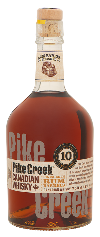 Pike Creek 10 Year Old Whisky in Rum Barrels 750 ml