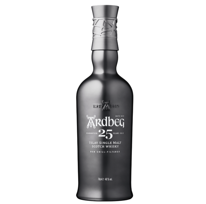 Top Shelf Ardbeg Islay single malt scotch whisky 25 year 750ml