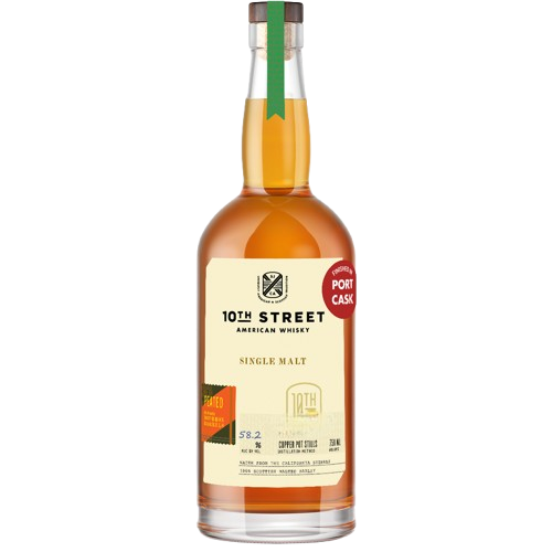 10th Street Peated Single Malt Finished in Port Cask 750ml