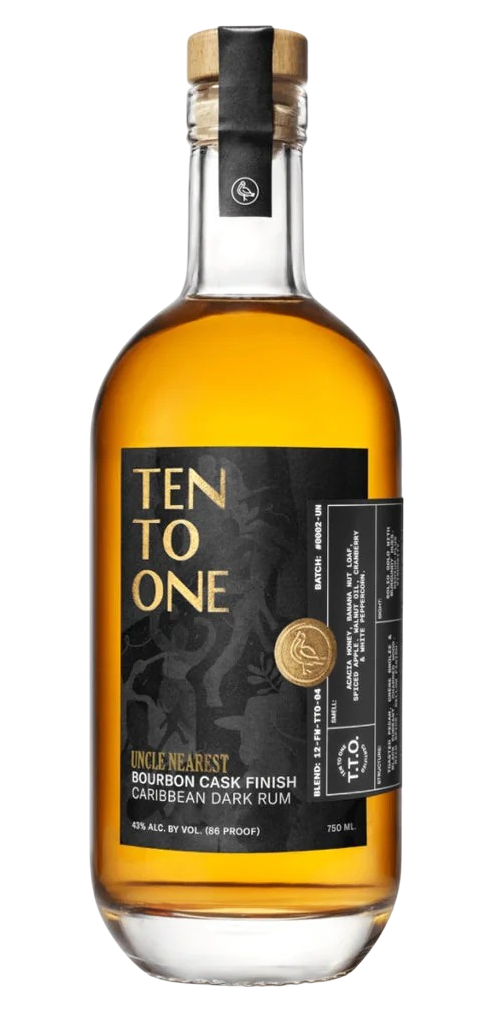 Ten To One Uncle Nearest Bourbon Cask Finish Caribbean Dark (Batch 0002) 750 ml
