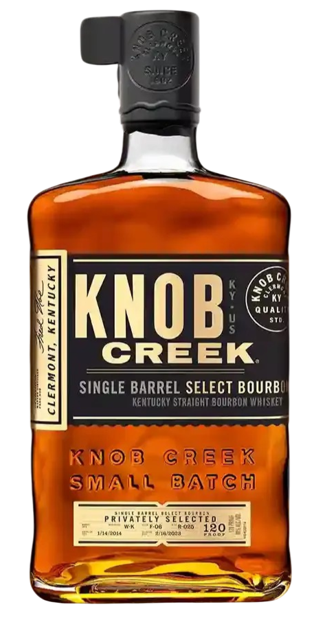 Uptown Spirits Knob Creek Single Barrel Select Bourbon Hand Selected for Uptown Spirits 750ml