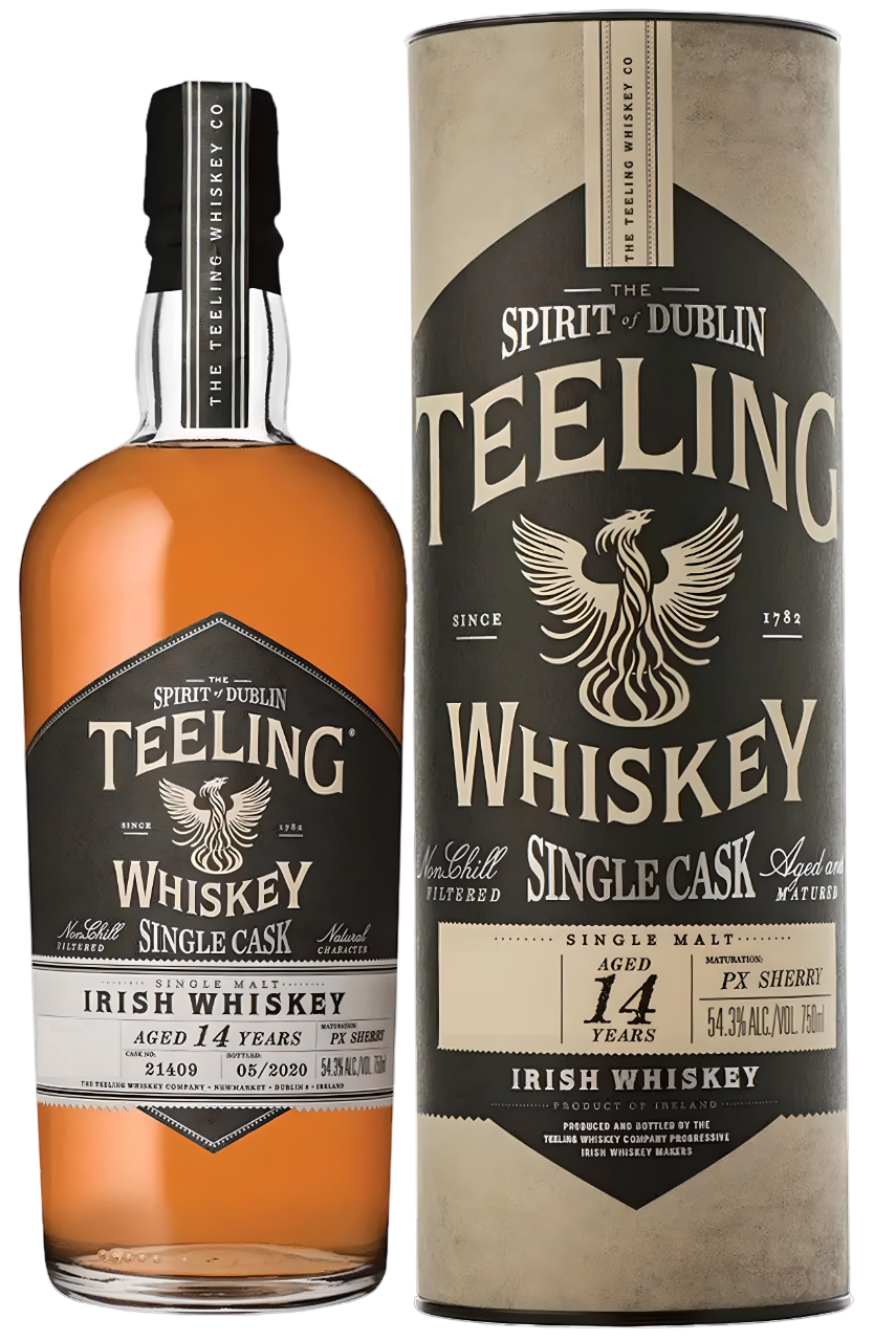 Teeling Single Cask Irish Whiskey 14 year 750ml